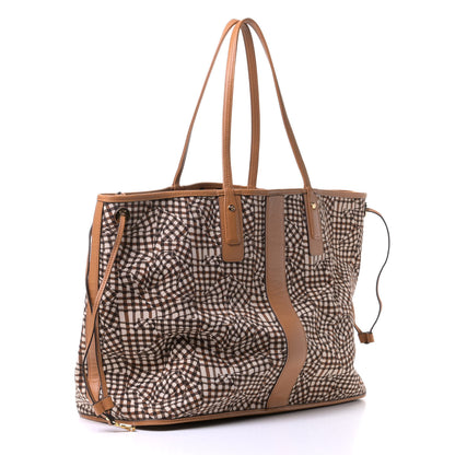 MCM Visetos Large Liz Reversible Shopper Tote Cognac 2 of 5
