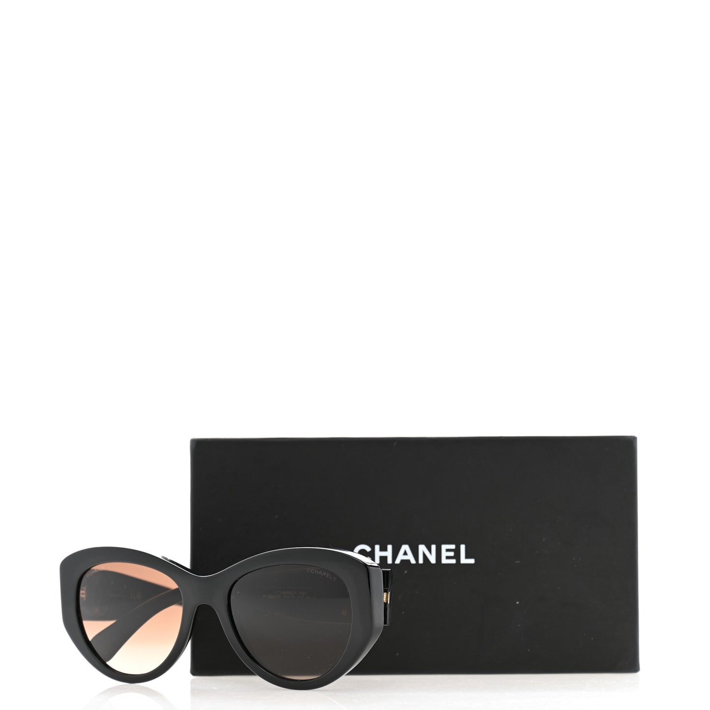 Acetate Butterfly Large CC Sunglasses 5492 Black