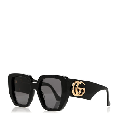 Gucci Acetate Square Frame Sunglasses GG0956S Black 1 of 8