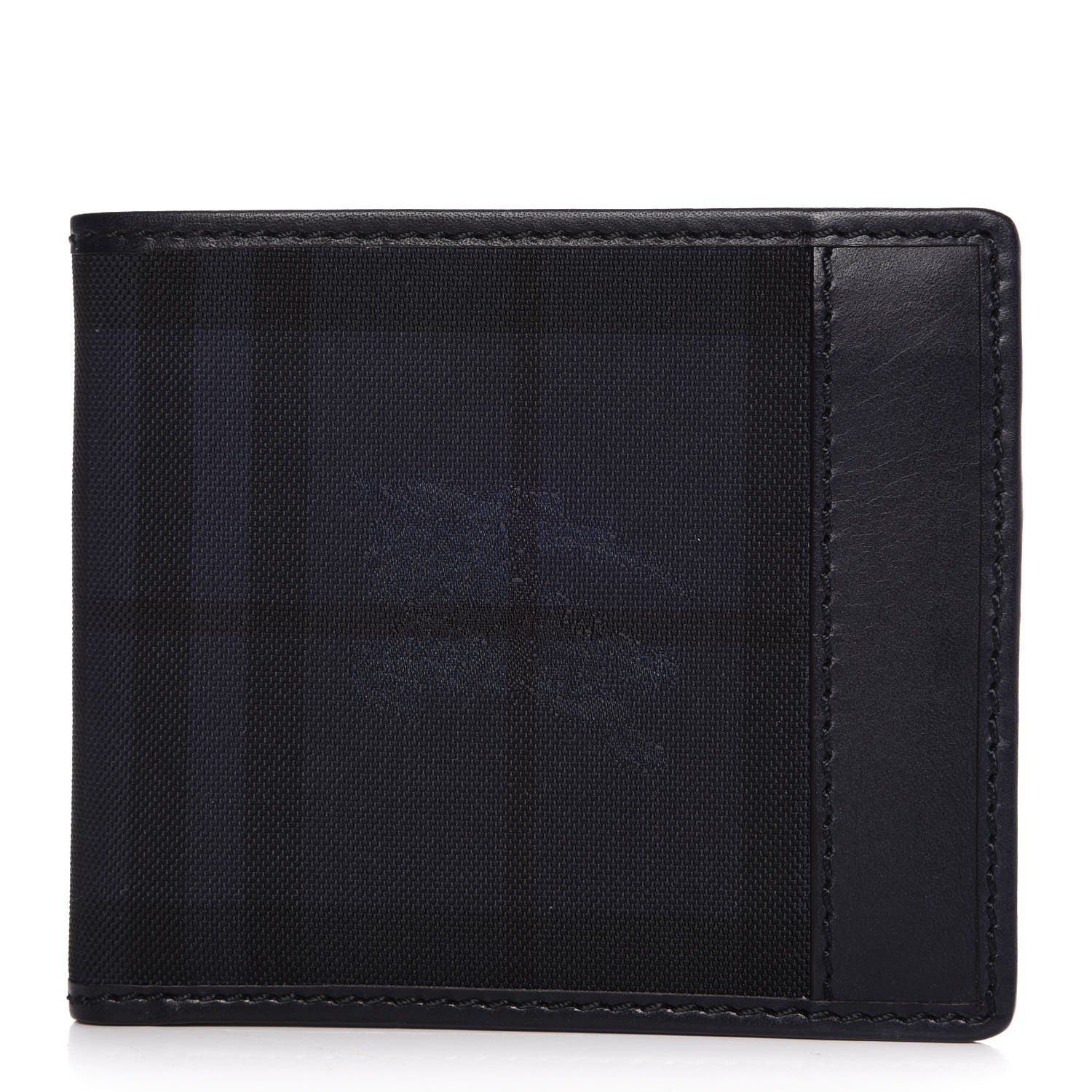 Burberry Horseferry Check BBi-Fold Wallet Blue 1 of 8