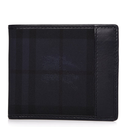 Burberry Horseferry Check BBi-Fold Wallet Blue 1 of 8
