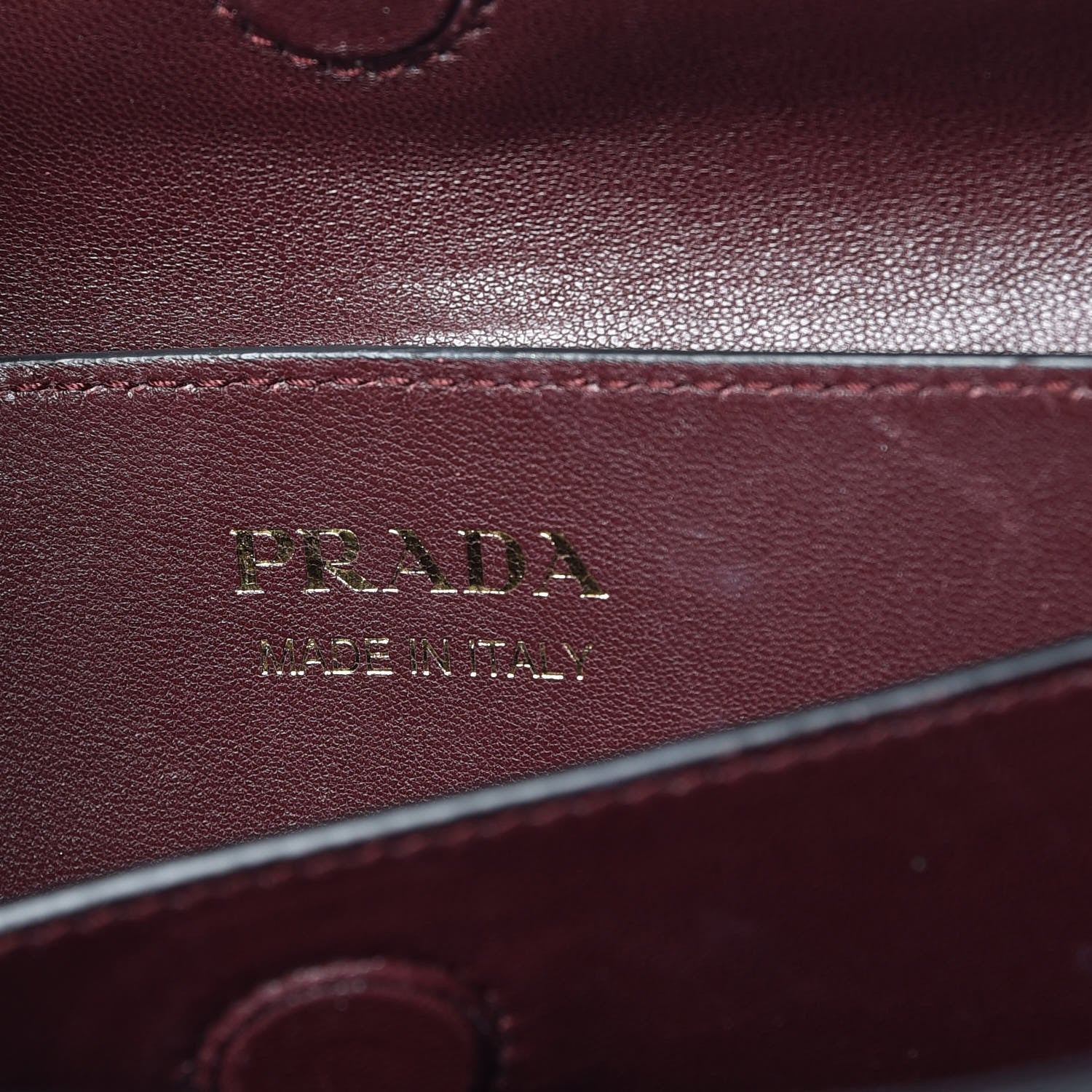 Prada Saffiano Cuir Medium Bi-Color Double Bag Marmo Granato 6 of 8