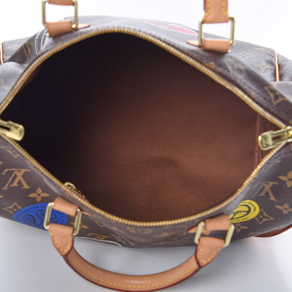 Louis Vuitton Monogram World Tour Speedy Bandouliere 30 6 of 16