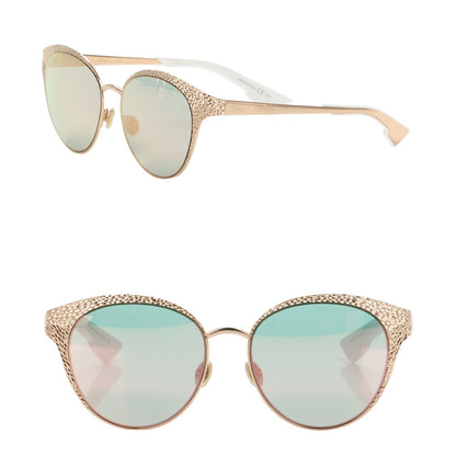 Christian Dior Metal Mirrored Unique Limited Edition Sunglasses Gold 1 of 7