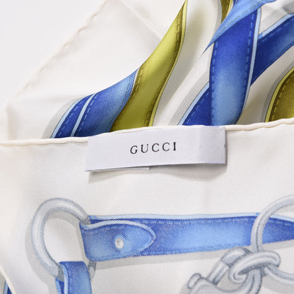 Gucci Silk Fiona Tassel Square Scarf White 6 of 6