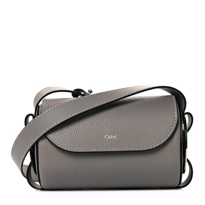 Chloe Small Grain Smooth Calfskin Mini Darryl Crossbody Motty Grey 1 of 7