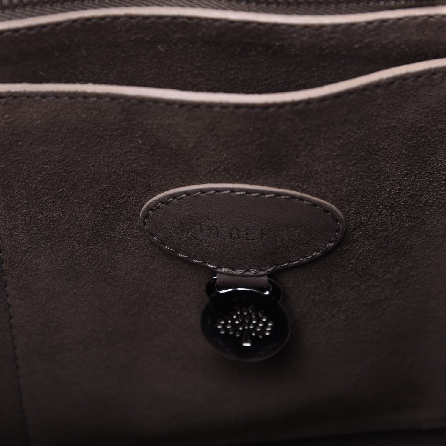 Mulberry Silky Calf Medium Willow Tote Taupe 7 of 9