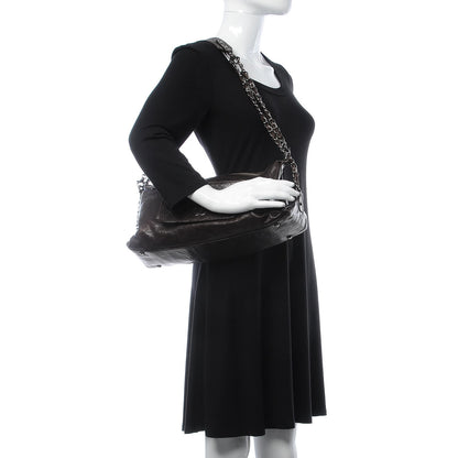 Chanel Glazed Caviar Pocket In The City Shoulder Bag Brown 2 of 11