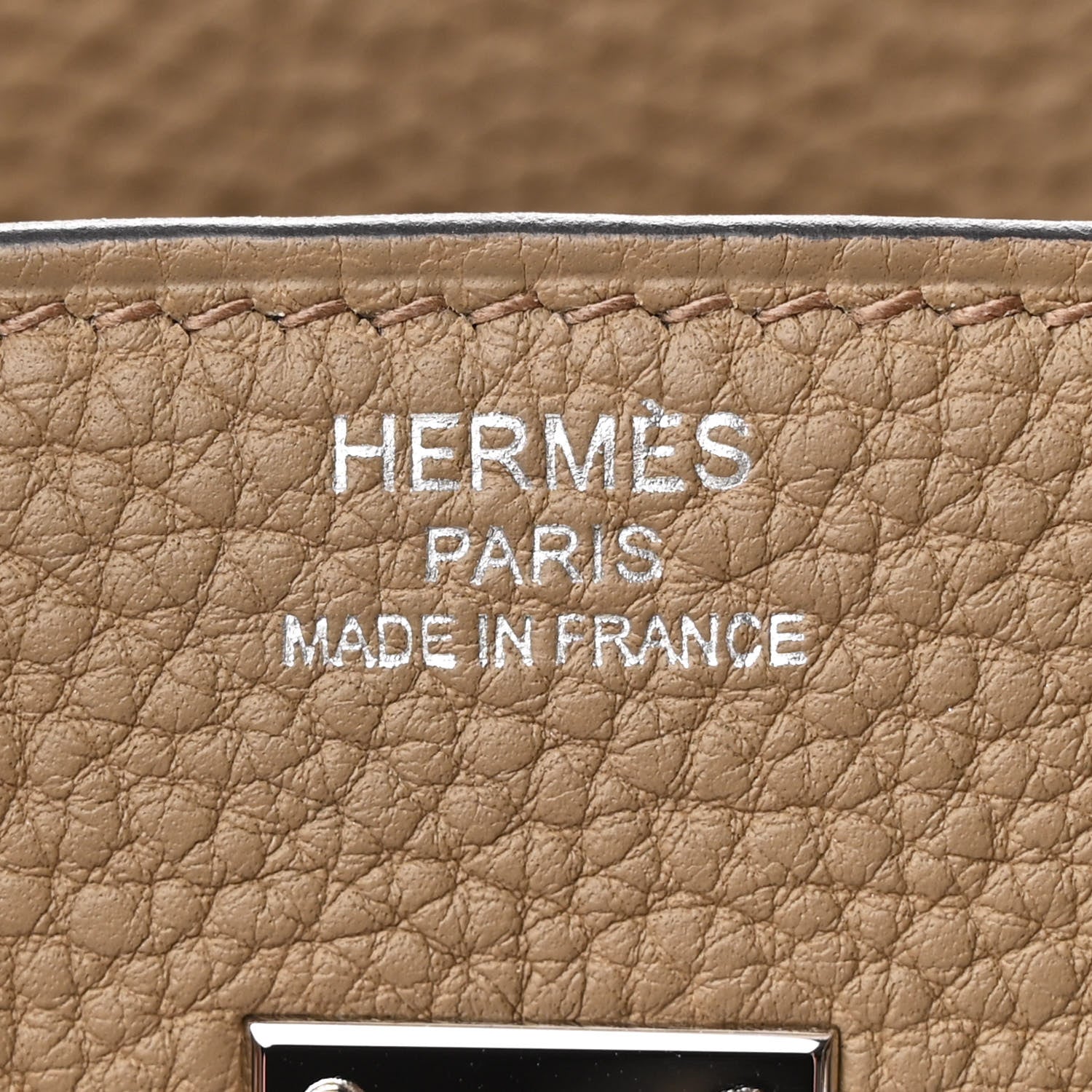Hermes Togo Birkin 25 Beige Marfa 6 of 13