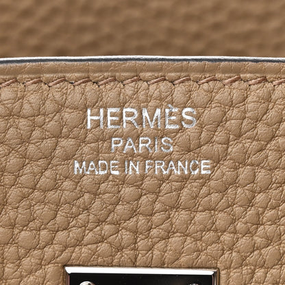 Hermes Togo Birkin 25 Beige Marfa 6 of 13