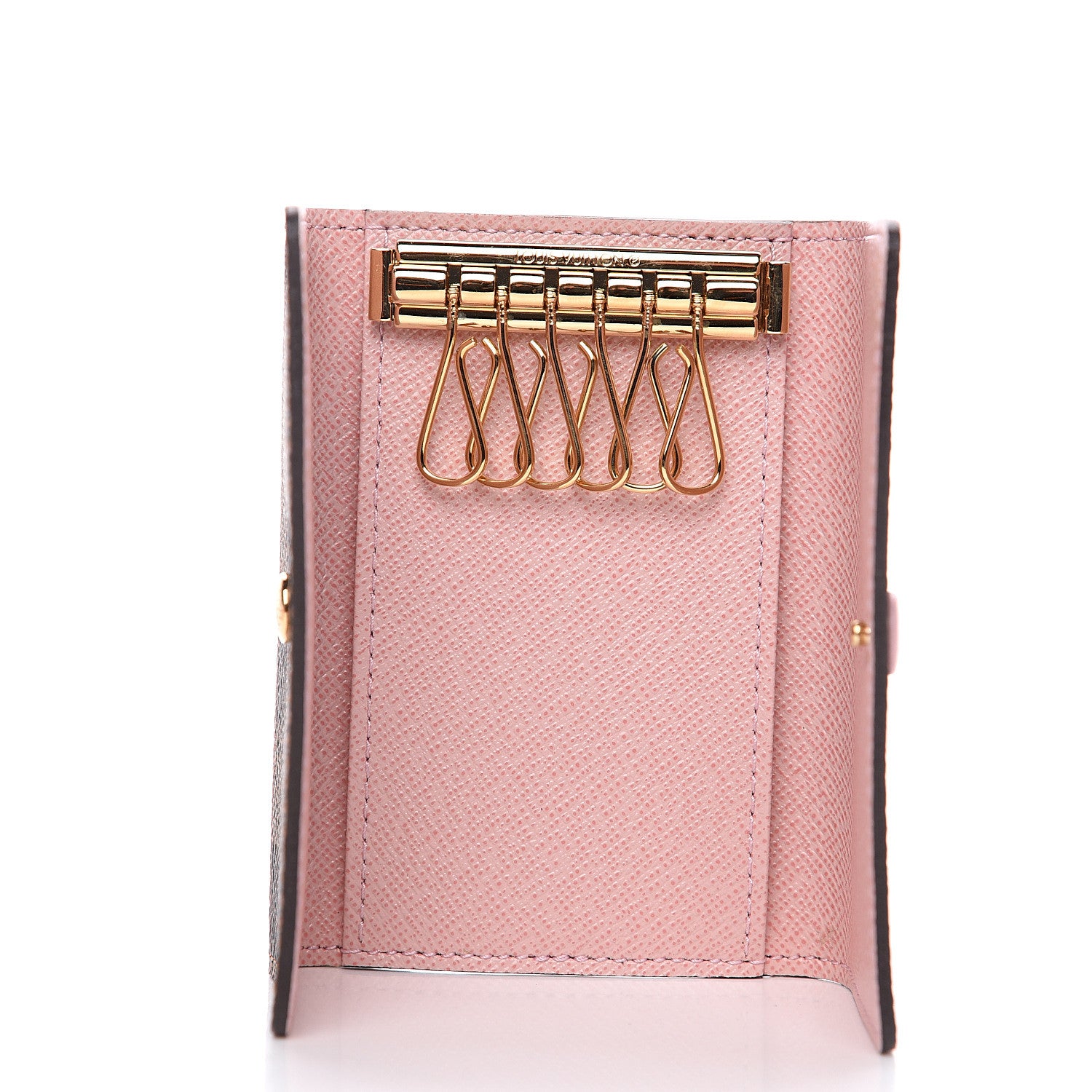 Louis Vuitton Damier Ebene Multicles 6 Key Holder Rose Ballerine 4 of 6