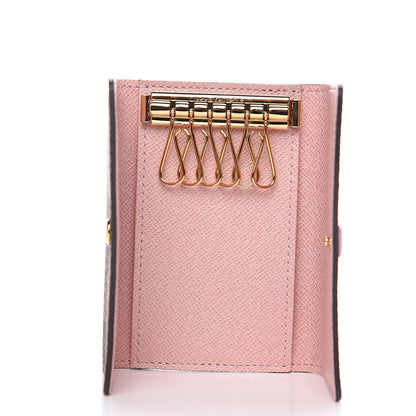 Louis Vuitton Damier Ebene Multicles 6 Key Holder Rose Ballerine 4 of 6