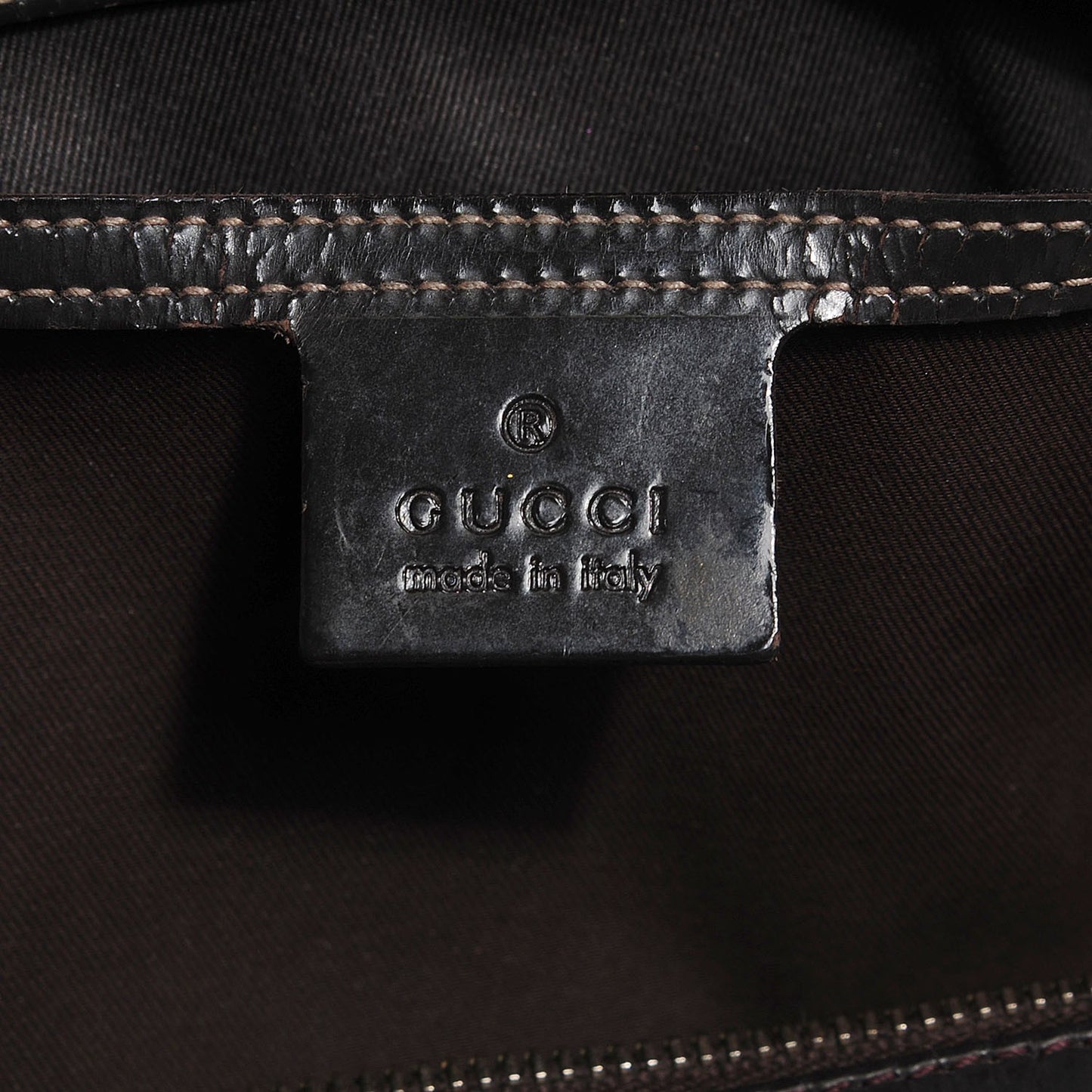 GG Plus Monogram Medium Joy Boston Dark Brown