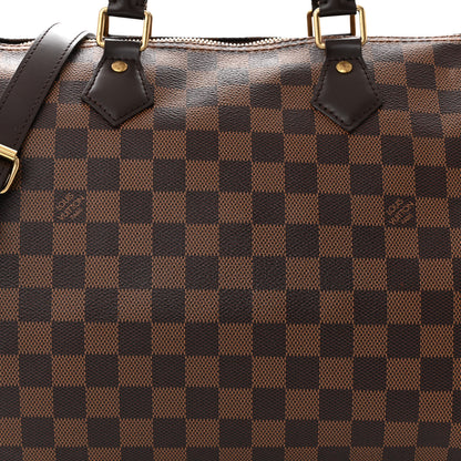 Louis Vuitton Damier Ebene Speedy Bandouliere 35 9 of 12