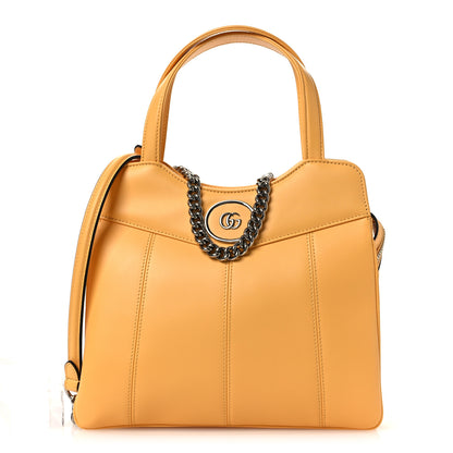 Gucci Senna Calfskin Petite GG Small Tote Bag Sunny Yellow 1 of 9