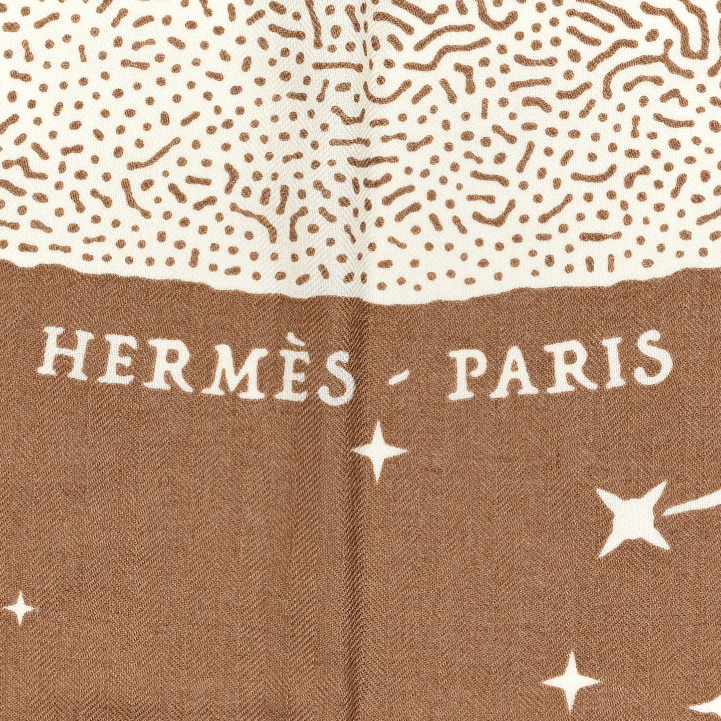 Silk Cashmere Clair De Lune Shawl 140 Camel White