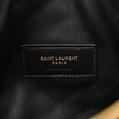 Saint Laurent Lambskin Quilted Gaby Zipped Pouch Black 6 of 10
