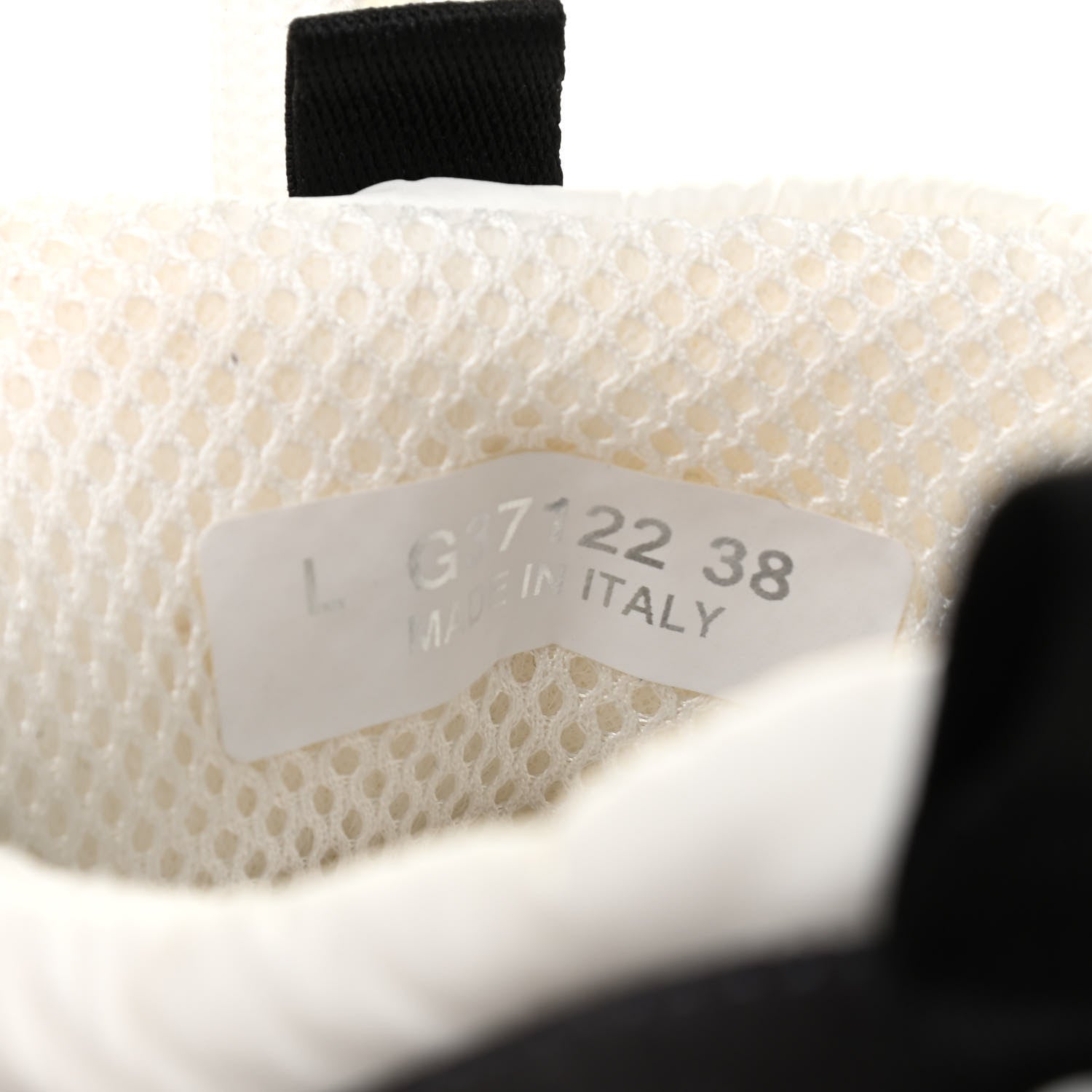 Chanel Nylon Suede Calfskin CC Sneakers 38 White Dark Grey 8 of 8