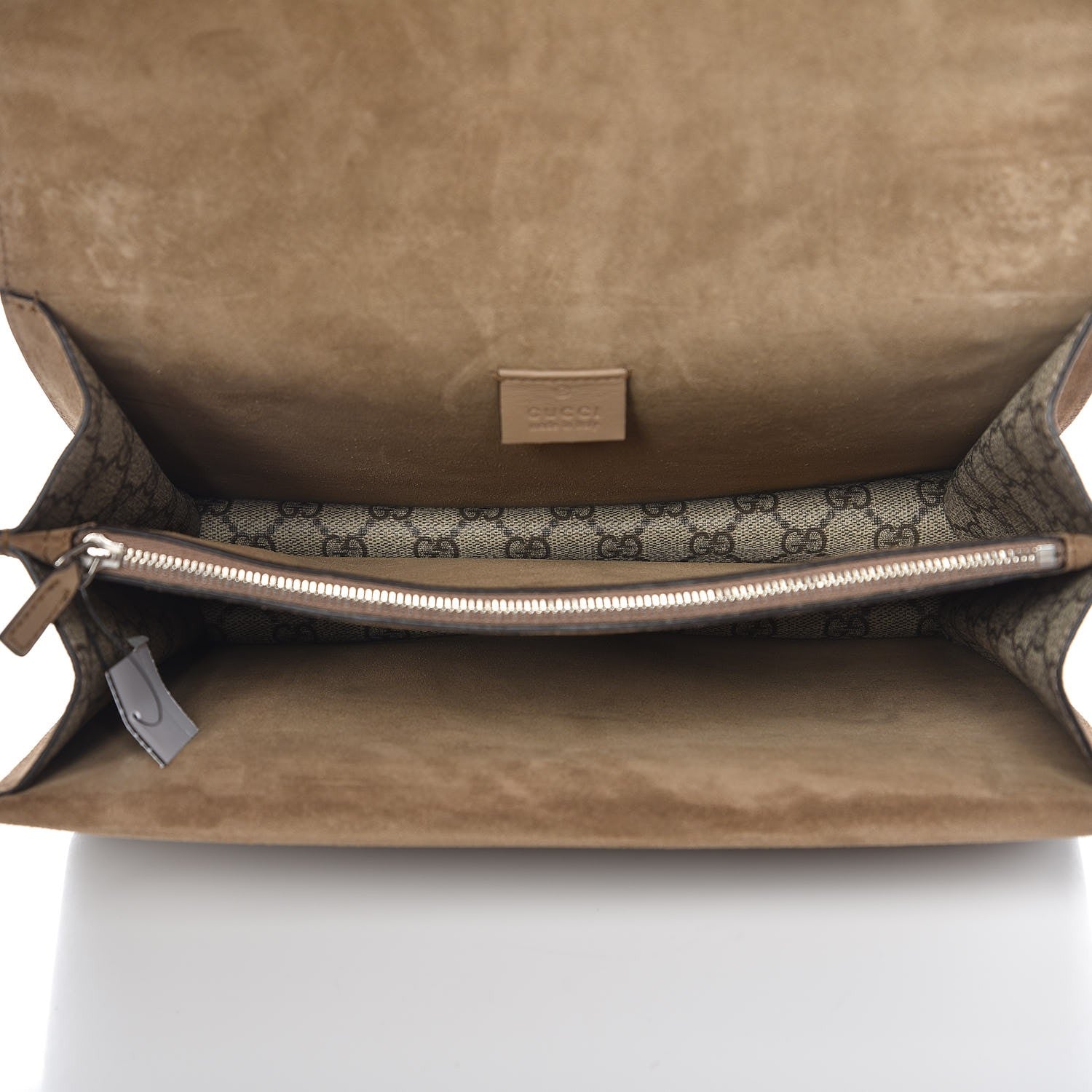 Gucci GG Supreme Monogram Medium Dionysus Shoulder Bag Taupe 5 of 11