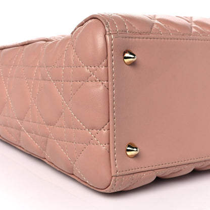 Christian Dior Lambskin Cannage Medium Lady Dior Fard 7 of 9