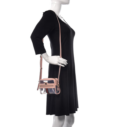 Gucci Vinyl Web Mini Ophidia Transparent Shoulder Bag Perfect Pink 2 of 9