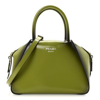 Prada Spazzolato Small Supernova Handbag Edera Sfumato 1 of 9