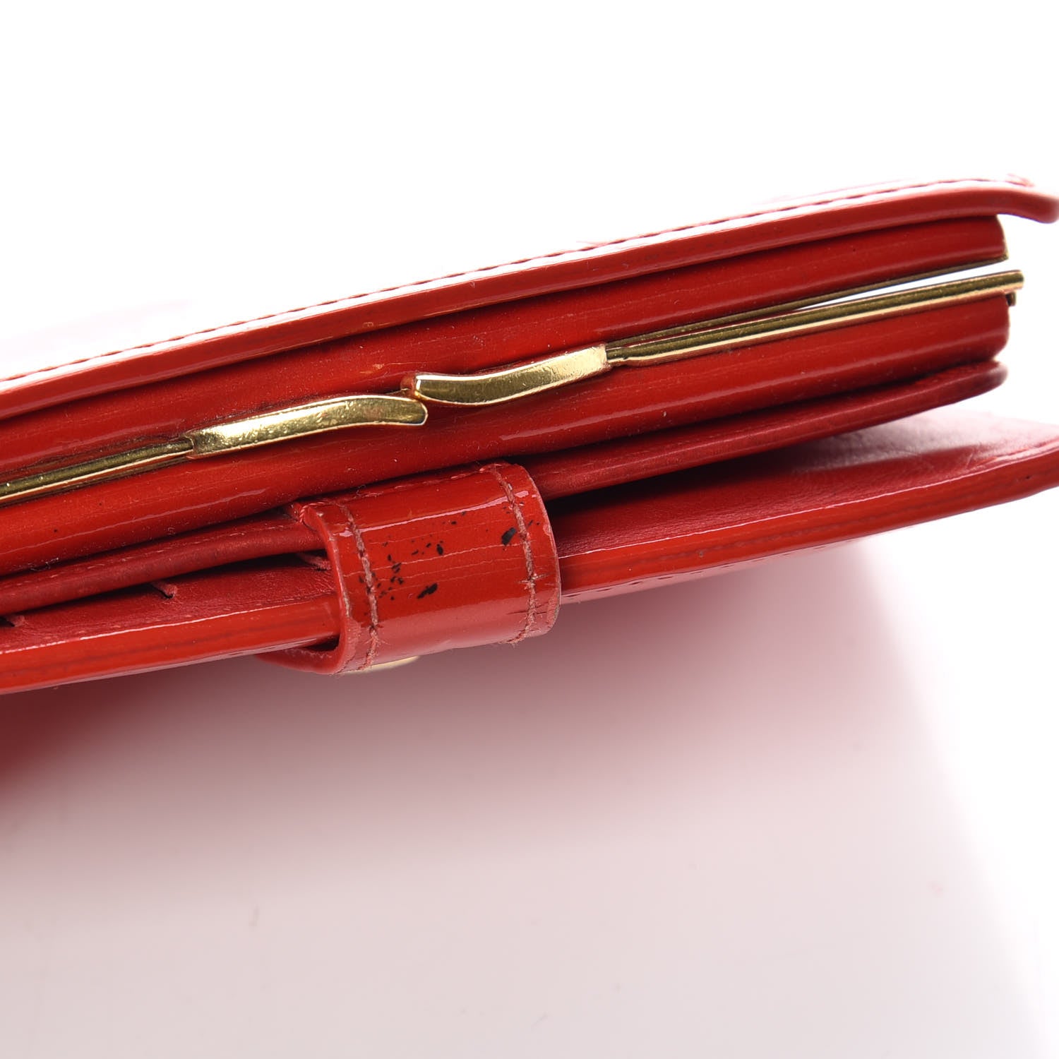 Louis Vuitton Vernis French Purse Wallet Red 11 of 14