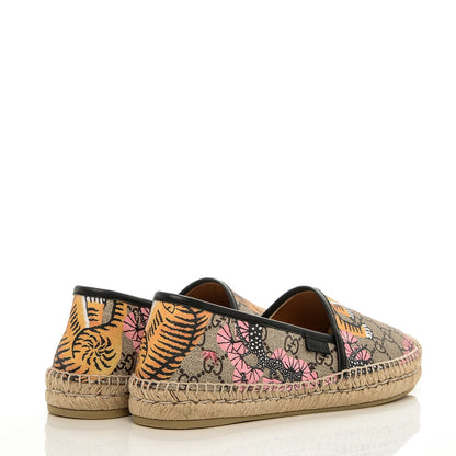 Gucci GG Supreme Monogram Bengal Espadrilles 39.5 Beige Pink 4 of 7