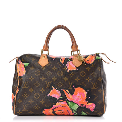 Louis Vuitton Monogram Roses Speedy 30 1 of 17