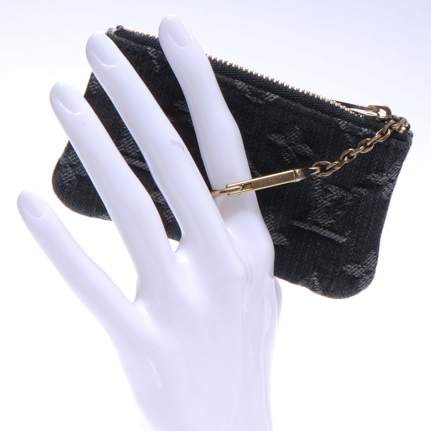 Denim Neo Key Pouch Black