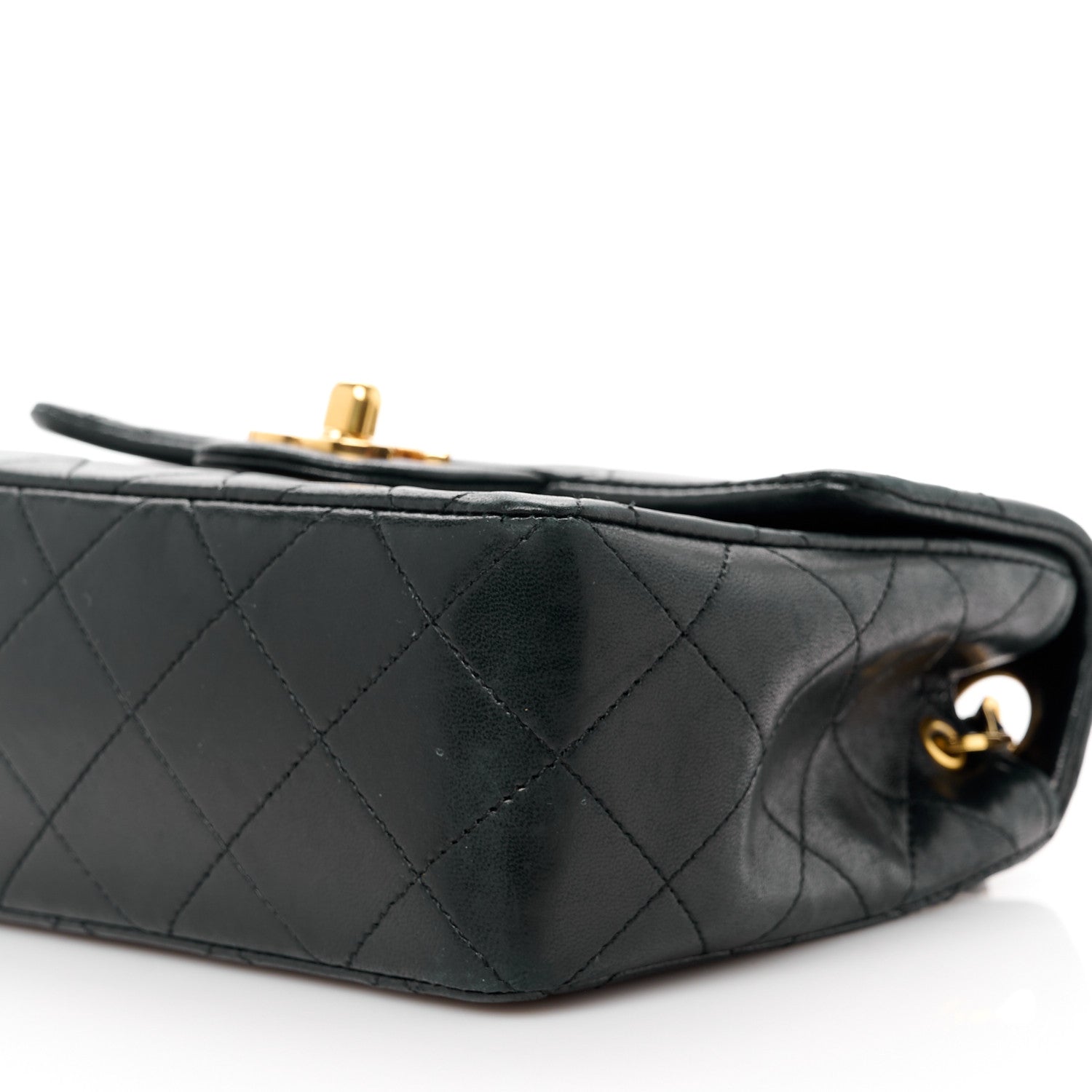 Chanel Lambskin Quilted Mini Square Flap Black 12 of 12