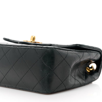 Chanel Lambskin Quilted Mini Square Flap Black 12 of 12