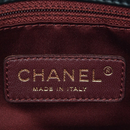 Chanel Calfskin Quilted Maxi Blizzard Zip Top Flap Black 6 of 7