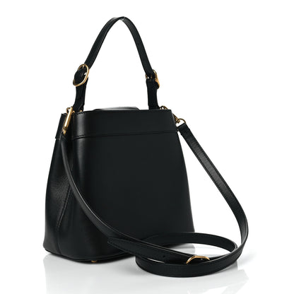 Valentino Garavani Smooth Calfskin Supervee Top Handle Bag Black 3 of 9