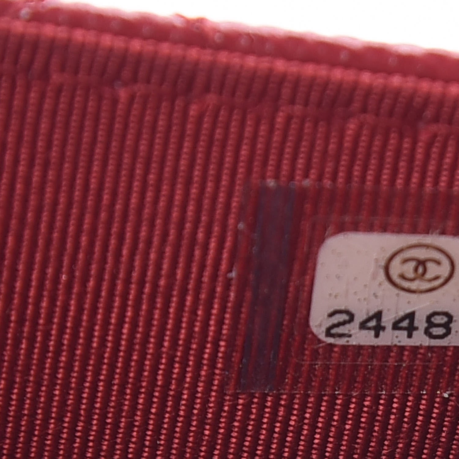 Chanel Caviar Quilted Wallet On Chain WOC Dark Red 10 of 10