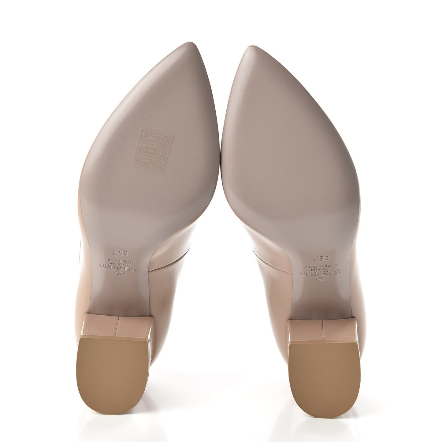 Patent Double Ankle Strap Pumps 36.5 Rose Cannelle