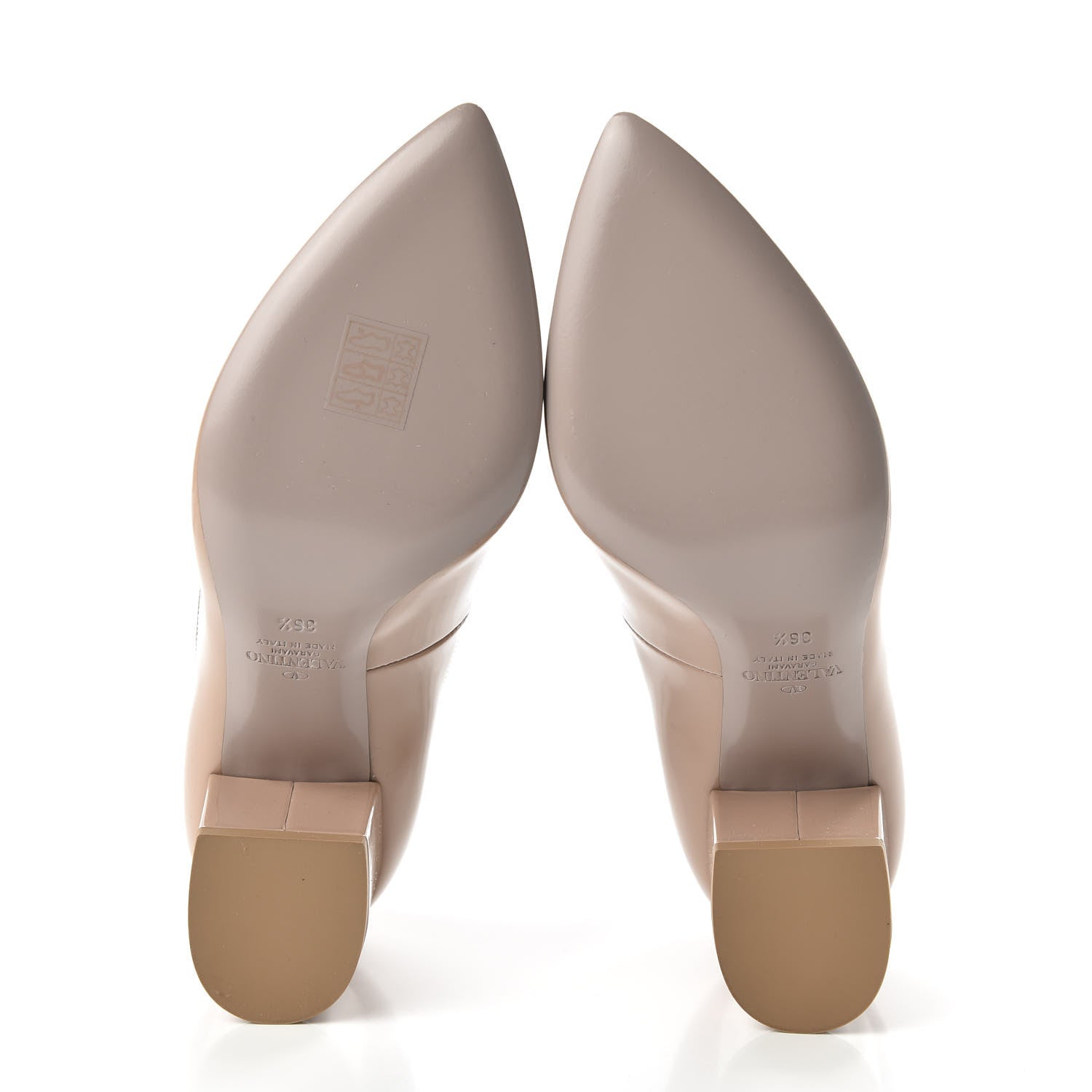 Valentino Garavani Patent Double Ankle Strap Pumps 36.5 Rose Cannelle 5 of 9