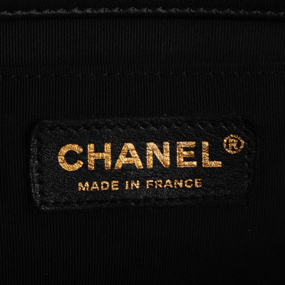 Chanel Braided Sheepskin Medium Boy Flap Black 5 of 8