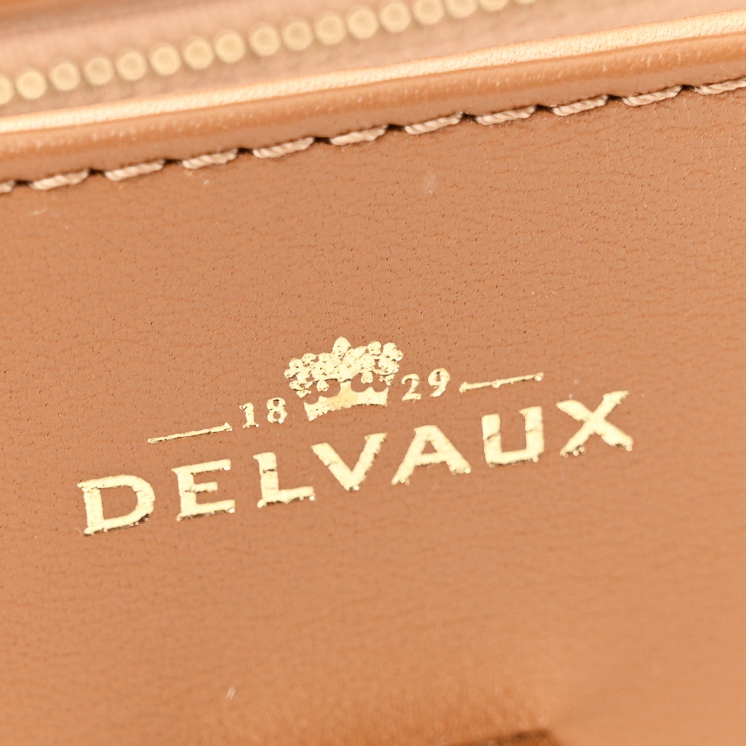 Delvaux Calfskin MM Tempete Satchel Camel 7 of 12