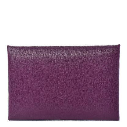 Hermes Chevre Chamkila Calvi Card Case Anemone 1 of 7