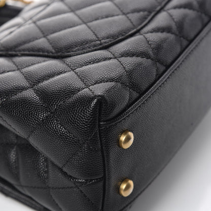 Chanel Caviar Quilted Mini Coco Handle Flap Black 12 of 14