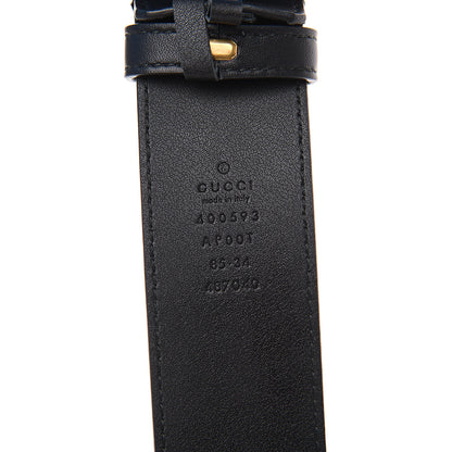 Gucci Calfskin Double G 40mm Belt 85 34 Black 5 of 6