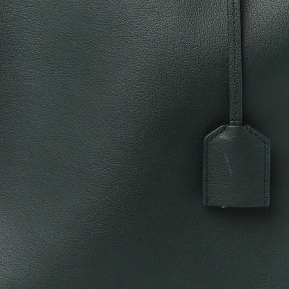 Saint Laurent Calfskin Toy Shopping Tote Dark Green 8 of 10