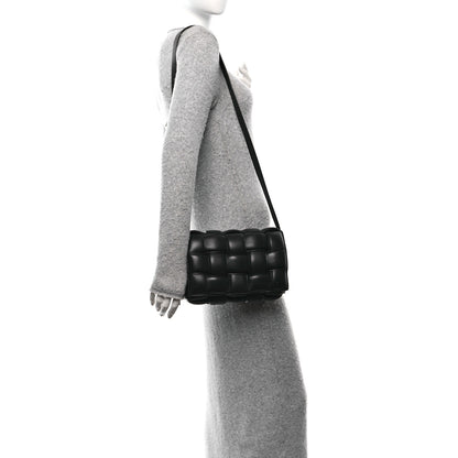 Bottega Veneta Nappa Maxi Intreccio Padded Cassette Crossbody Bag Black 2 of 12
