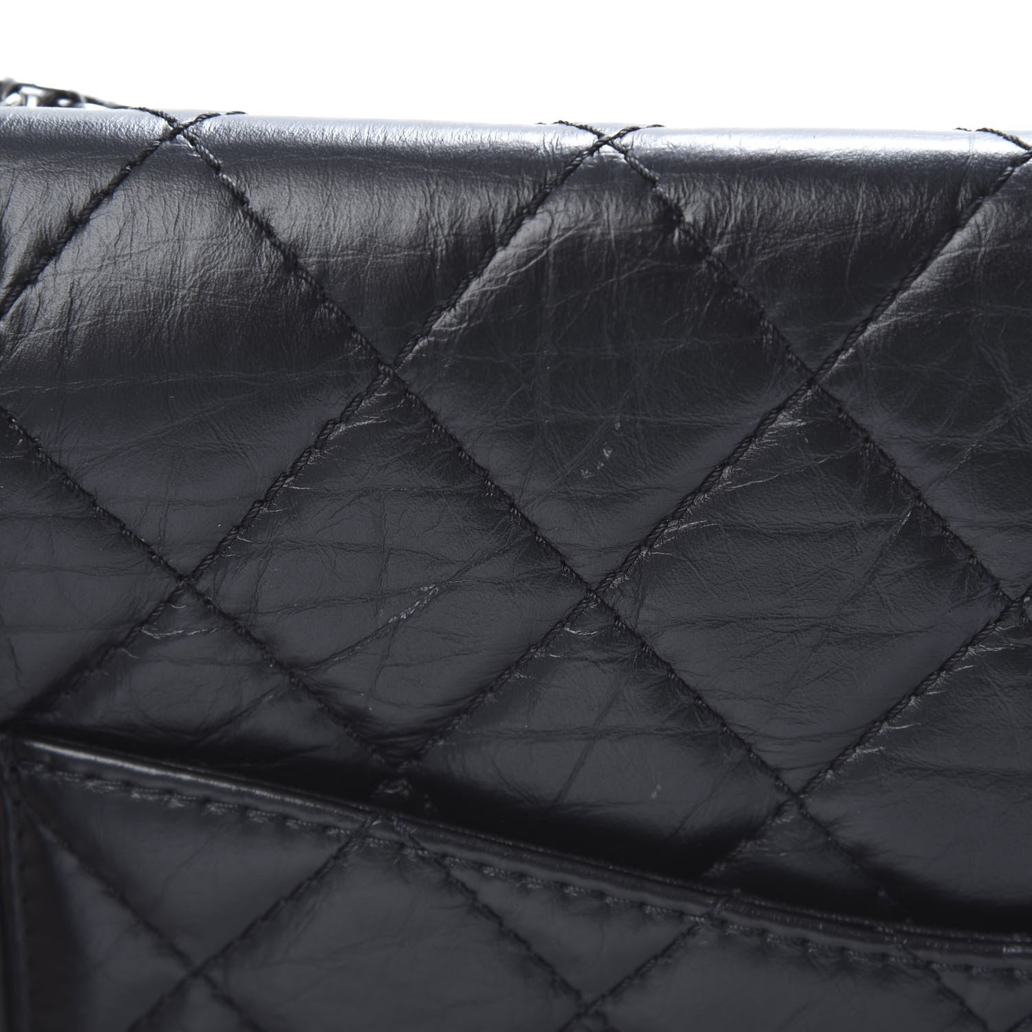 Chanel Aged Calfskin Quilted 2.55 Reissue 227 Flap Black 14 of 14