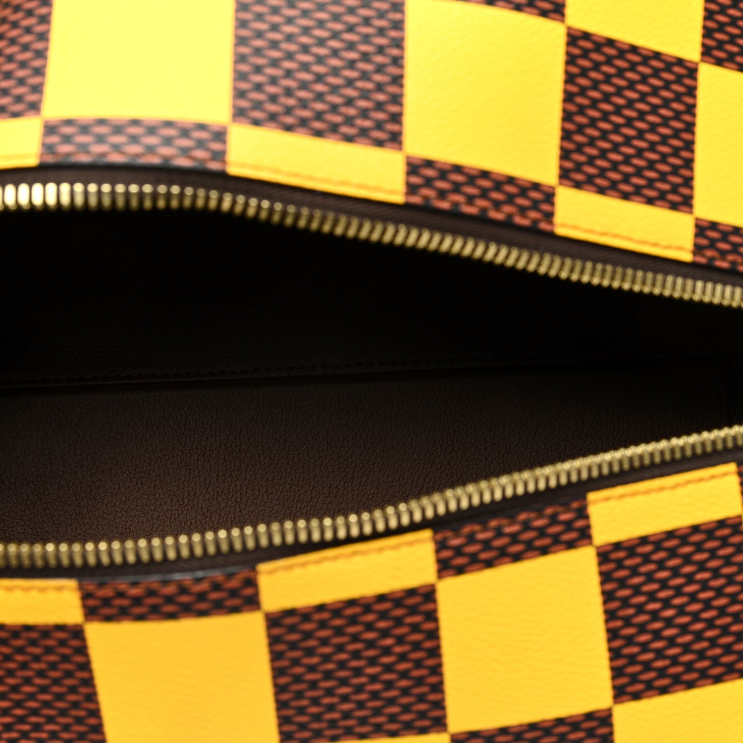 Louis Vuitton Damier Pop Shoes Bag Yellow 5 of 9