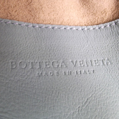 Bottega Veneta Leather Fold Over Clutch Bag Seafoam 6 of 10