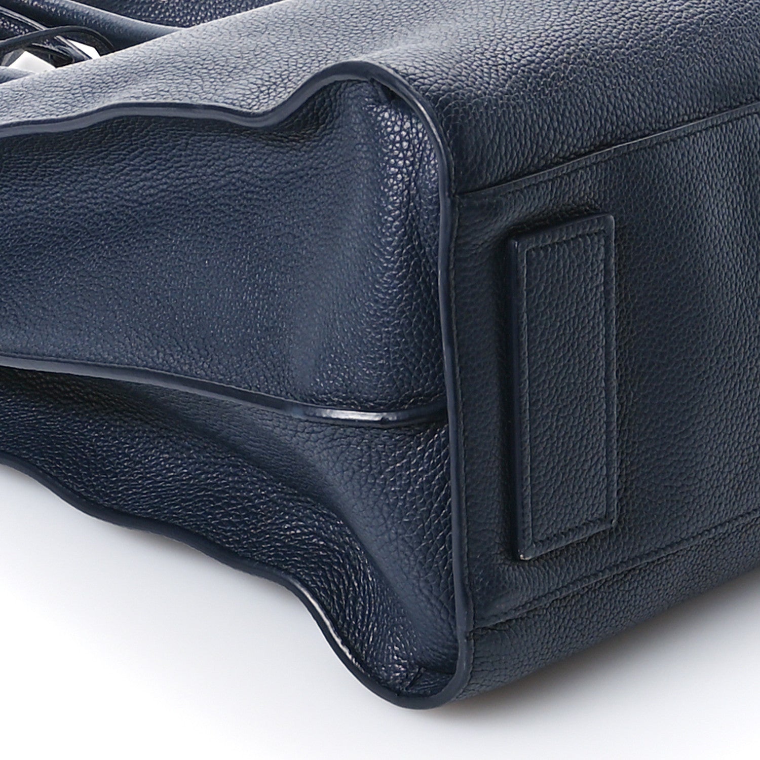 Saint Laurent Grained Calfskin Sac De Jour Souple North South Tote Navy 9 of 11