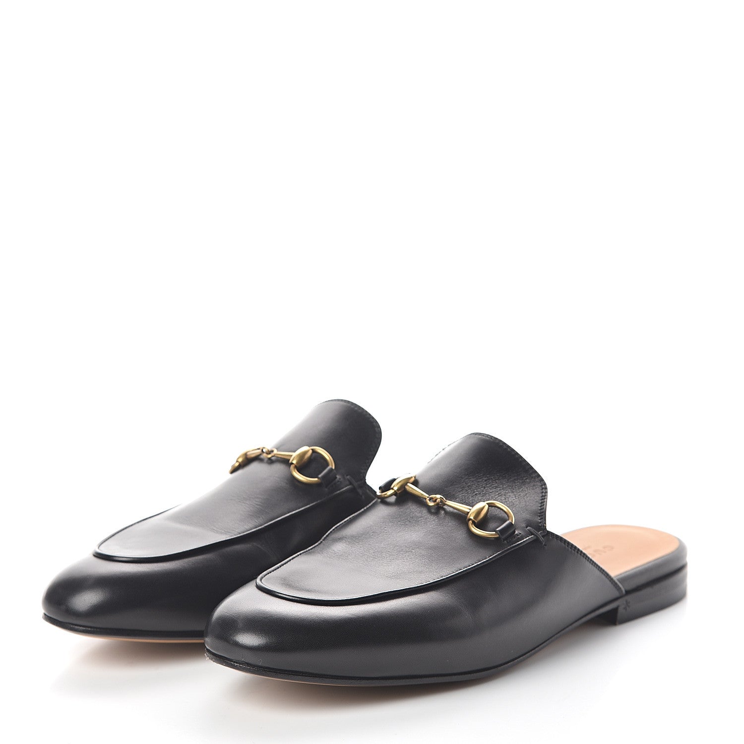Gucci Calfskin Womens Princetown Slippers 39 Black 3 of 7