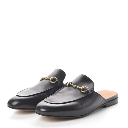 Gucci Calfskin Womens Princetown Slippers 39 Black 3 of 7